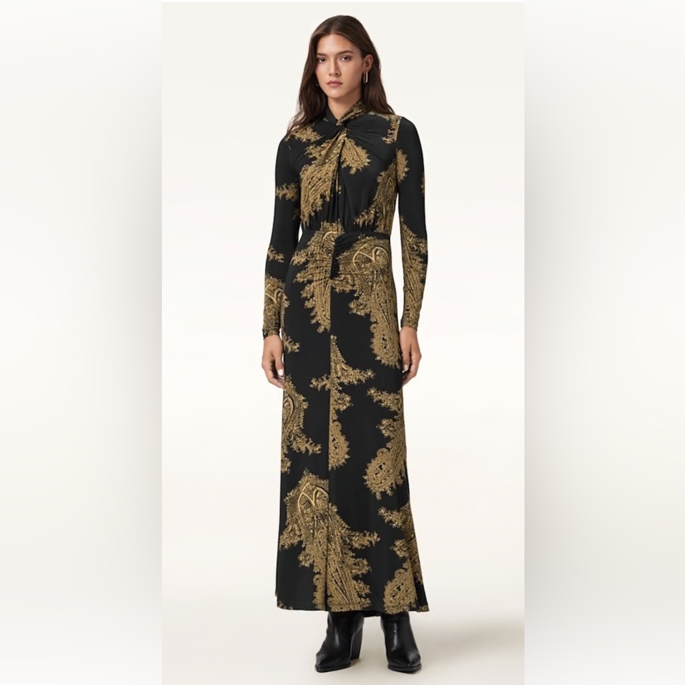 MINA A-LINE MAXI DRESS size: L it’s new with out a tag